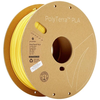 Afbeelding van Polymaker 70866 PolyTerra PLA Filament kunststof 2.85 mm 1000 g Pastelgeel (mat) 1 stuk(s)