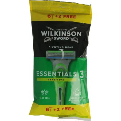 Afbeelding van Essential sensitive 6+2 disposable