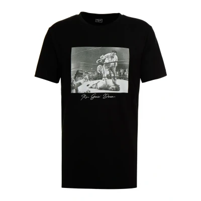 Afbeelding van Mister TEE Going DOWN Tshirt print, Heren, Maat: Large, Black