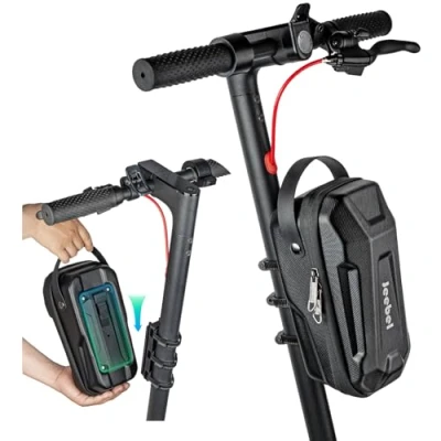 Afbeelding van 2/3L Stuurtas voor elektrische scooter Waterdichte Opbergtas Versie met Snelspanner Frame of Klittenbandsluiting, Voorvak Xiaomi Mijia/Sedway ES/Ninebot/vouwfiets, Eva