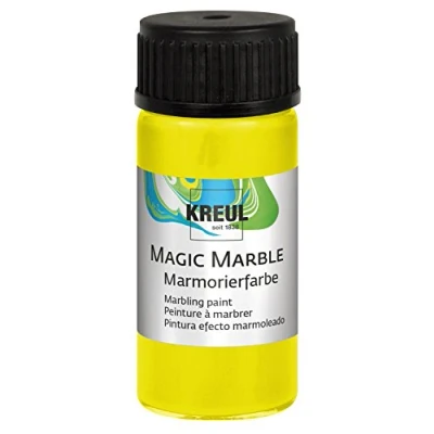 Afbeelding van KREUL 73231 Magic Marble marmerverf, 20 ml, neongeel