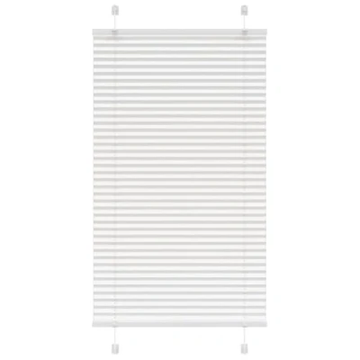 Afbeelding van vidaXL Plissé rolgordijn 80x150 cm stofbreedte 79,4 polyester wit