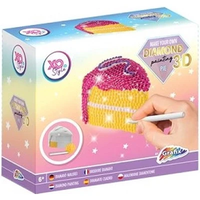 Afbeelding van Grafix 3D Diamond Painting gebakje