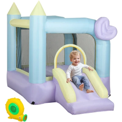 Afbeelding van AIYAPLAY Hüpfburg mit Gebläse, Rutsche, Sprung Aufblasbare Springburg Tragetasche für Outdoor Indoor Kinder von 3 8 Jahren, 250 x 165 200 cm