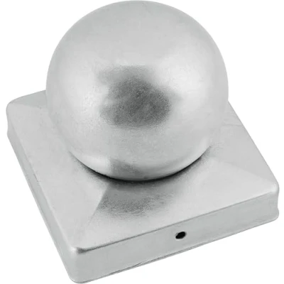 Afbeelding van Connex Paalkap met kogel 90 x mm, thermisch verzinkt, HV4293