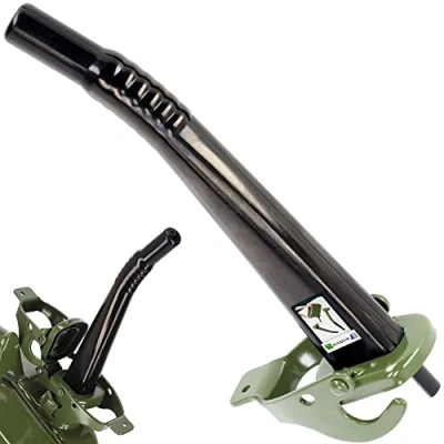 Afbeelding van KADAX schenktuit voor jerrycan, uitlooppijp, trechter vulopening reservejerrycan, vulopening, jerrycan (rubber)