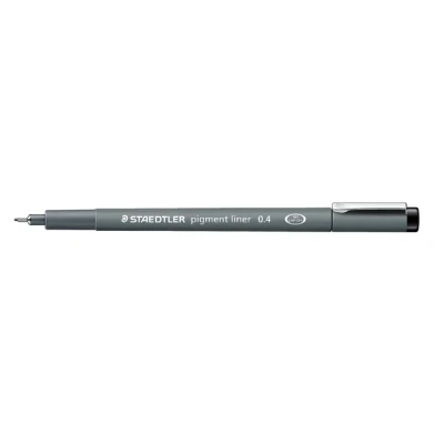 Afbeelding van Staedtler pigment liner fineliner 0,4 mm zwart 308 04 9