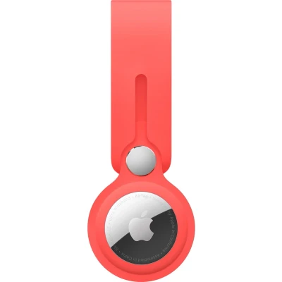 Afbeelding van Apple AirTag Sleutelhanger Origineel Silicone Loop Roze