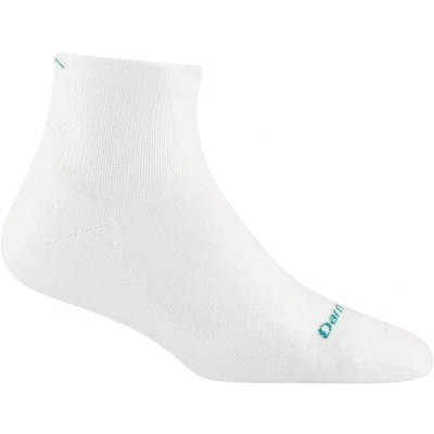 Afbeelding van Darn Tough Run Women #1048 1/4 Sock Ultra Lightweight Cushion White 41 42.5