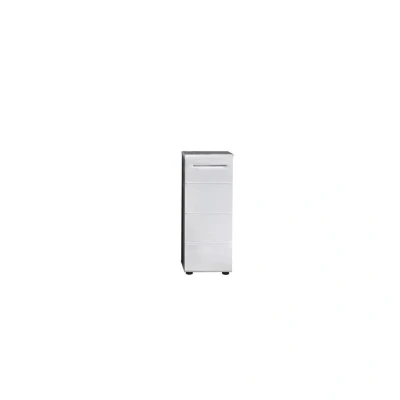 Afbeelding van Hioshop Badkamerkast NanoBad Mdf Wit