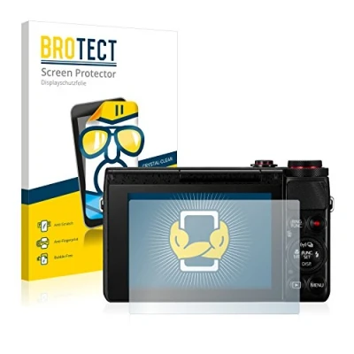 Afbeelding van BROTECT (2 Stuks) Schermbeschermer voor Canon PowerShot G7 X G7X Screen Protector Transparant