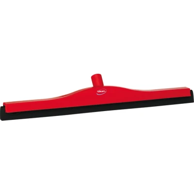 Afbeelding van Vikan Klassieke Vloertrekker Kop met vaste nek en Zwart Rubber 60cm Rood