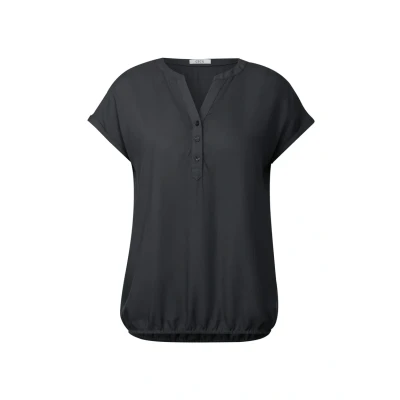 Afbeelding van Cecil Kurzarm Blouse, Dames, Maat: Small, Grau