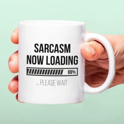 Afbeelding van Mok Sarcasm Now Loading