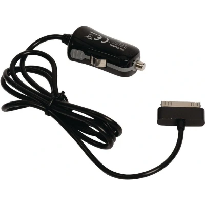 Afbeelding van USB autolader Valueline 1 meter (30 pins, Zwart)