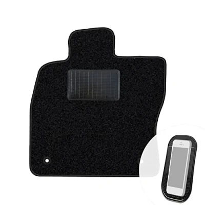 Afbeelding van moto MOLTICO Automatten Velours Autofrontmat 1 Matje Voor de Voorkant van Auto Bijpassend Skoda Octavia III IV 2013 2020