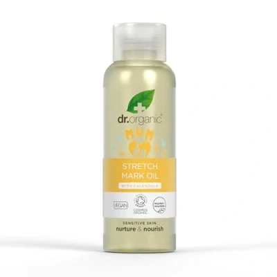Afbeelding van Dr Organic Striae olie met calendula, zwangerschap, veganistisch, vermindert het uiterlijk van striae, dierproefvrij, paraben en SLS vrij, biologisch gecertificeerd, 100 ml