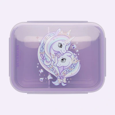 Afbeelding van Lunchbox Beckmann 18,7x14x7cm Unicorn Princess Purple