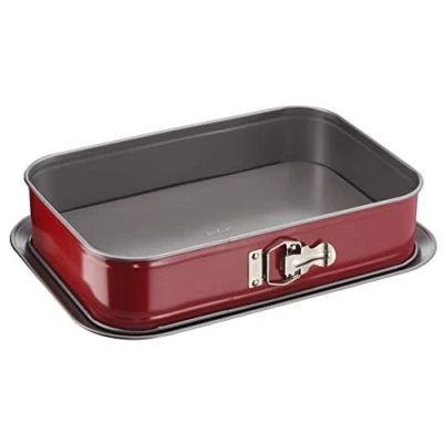 Afbeelding van Tefal Delibake J1640574, bakvorm rechthoekig 36x24cm, anti aanbaklaag, overlooprand