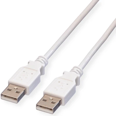 Afbeelding van Value 11998944 USB 2.0 kabel, type A stekker op bus, 4,5 m wit