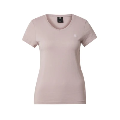 Afbeelding van G Star Eyben SLIM V Tshirt basic, Dames, Maat: XXS, Lt berry mist