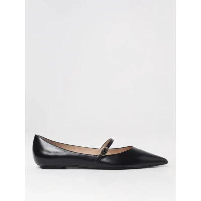 Afbeelding van Gabby Pointy Toe Flat Buckle Wo Black Ballet Flats