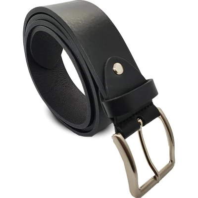 Afbeelding van Safekeepers leren riem heren riemen dames zwart 4 cm breed 115