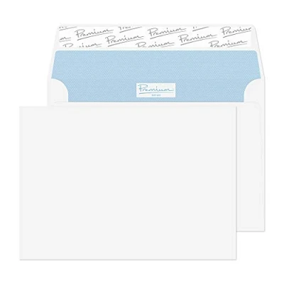 Afbeelding van Blake Office C6 114 x 162 mm 120 g/m² Peel &amp; Seal Portemonnee Enveloppen (31214) Ultra White Wove Pack van 50