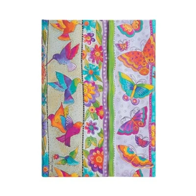Afbeelding van Paperblanks Hummingbirds &amp; Flutterbyes Hardcover Journals Midi Unlined