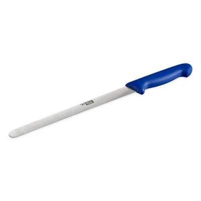 Afbeelding van thermohauser Conditormes (staal, roestvrij), eenzijdig geslepen, met blauwe kunststof handgreep, lemmet 26 cm
