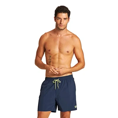 Afbeelding van arena Tumby Strand en zwembadzwemshorts voor heren, van sneldrogend materiaal, met zijzakken binnenslip mesh