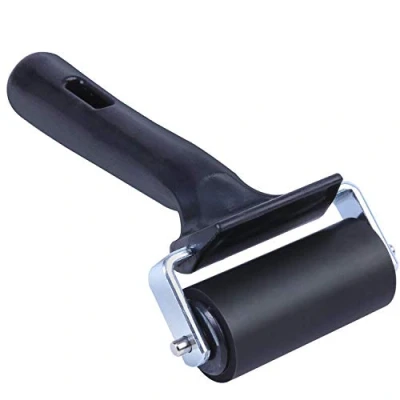 Afbeelding van ONTWIE Rubber Brayer Roller Kwast Verfroller Incl. Applicator Art Craft Olieverfschilderij Tool, 60mm Wrijving Knutselset