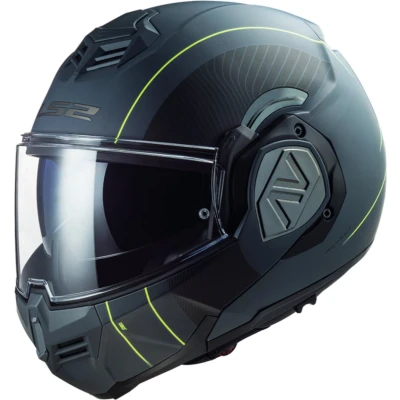 Afbeelding van LS2 FF906 Advant Cooper Mat Titanium Zwart Systeemhelm XXL