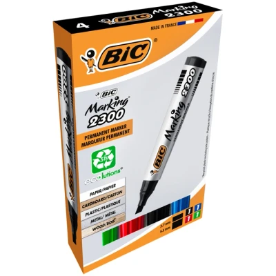 Afbeelding van Viltstift Bic 2300 ecolutions schuin medium doos à 4 stuks