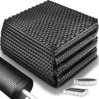 Afbeelding van tillvex® Premium Pool zonnezeil, 400 µm, rechthoekig, 300 x 200 cm, warmtezeil, op maat te snijden, zwembadverwarming, zwembadzonnezeil voor waterverwarming