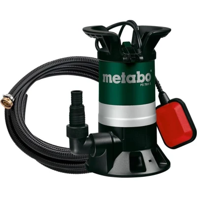 Afbeelding van Metabo Dompelpomp PS 7500 S set inclusief 7m afvoerslang, vlotterschakelaar, multi adapter
