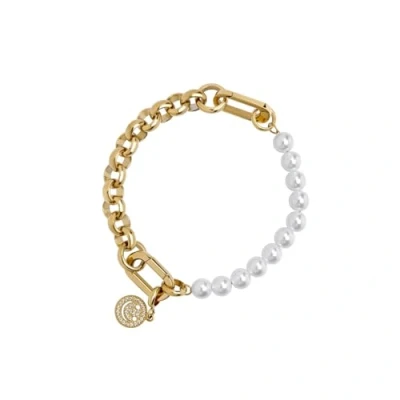 Afbeelding van iXXXi Connect Samengestelde armband Cleo Goud 17cm