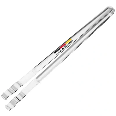 Afbeelding van Westmark Grilltang, worst en serveertang met geplooide grijpers, roestvrij staal, lengte: 35,4 cm, zilver, 12752270