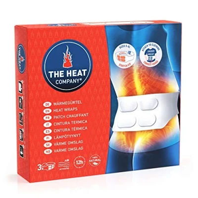 Afbeelding van THE heat COMPANY wraps 3 stuks EXTRA WARM 12 uur gezellige warmte direct klaar voor gebruik luchtgeactiveerd puur natuurlijk alle maten: S XL