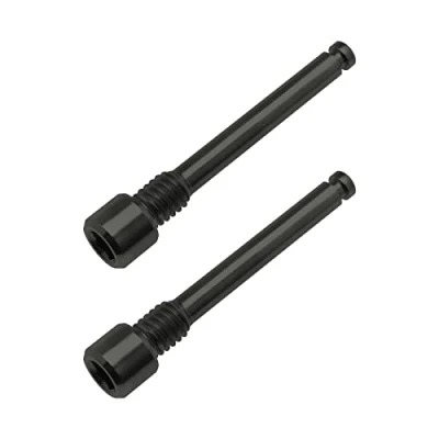 Afbeelding van 2 STKS M4 Titanium Bouten voor Fiets Schijfremblok Schroefschijf Remblokken Schroef Schijfrem Pad Pin As Schroefdraad Hydraulische Remklauw Zwart