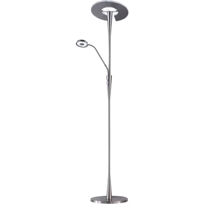 Afbeelding van TRIO Leuchten Vloerlamp met leeslamp 1 lichts H 1950 mm Staal