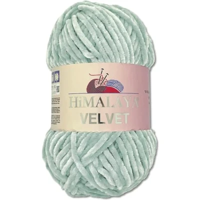 Afbeelding van Himalaya Velvet Dolphin breiwol, 100 g, 40 kleuren om uit te kiezen, chenille breigaren, pluizige garen, glans, accessoire, kleding, dekens (90025 wolk)
