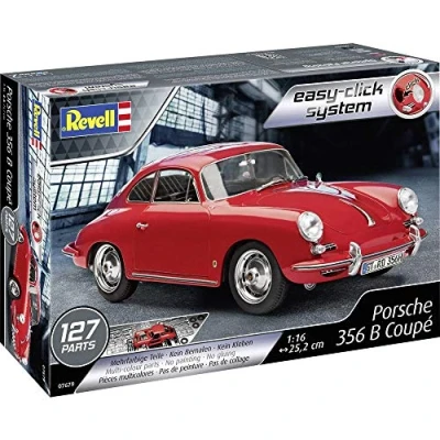 Afbeelding van Revell RV07679 7679 Porsche 07679 356 Coupé Automodel bouwpakket 1:16, 1:16/25 cm