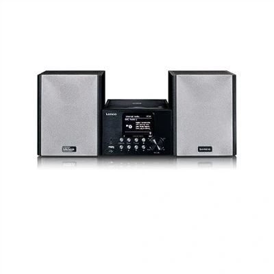 Afbeelding van Lenco MC 250BK Micro set met smart radio, CD/USB speler, internet, DAB+, Bluetooth® Zwart Black