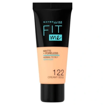 Afbeelding van Maybelline Fit Me matte &amp; poreless foundation 122 cream 1 stuks