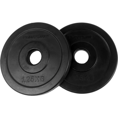 Afbeelding van Tunturi Halterschijven Halter gewichten 2x 1,25 kg 30mm Rubber