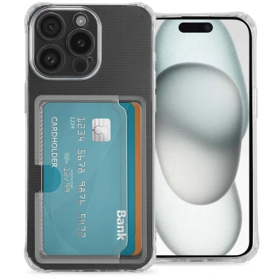 Afbeelding van Apple iPhone 15 Hoesje Siliconen en TPU (zacht) iMoshion Backcover/Softcase Transparant Telefoonhoesje