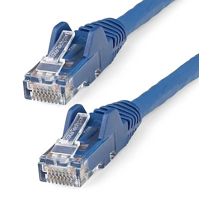 Afbeelding van Stevige UTP netwerkkabel categorie 6 Startech N6LPATCH2MBL 2 m Blauw