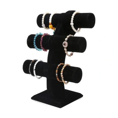 Afbeelding van Fliex armbanden display zwart sieraden opberger sieradenhouder