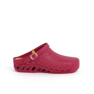 Afbeelding van Scholl Clog Evo, Health Care Professional herenschoen, wijnrood, 46 EU, Wijn, EU